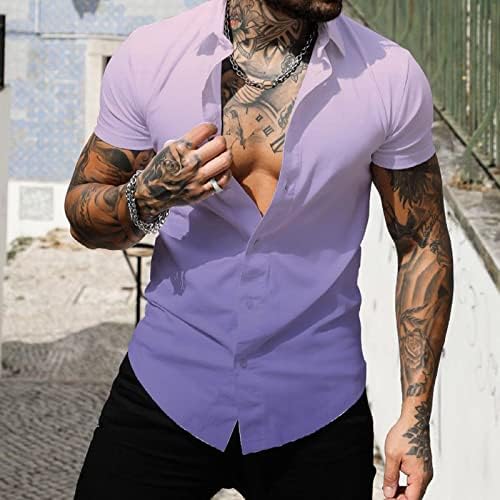 חולצות מזדמנים של Zddo Mens, גברים עניבת שרוול קצר של שרוול קצר הדפס טלאי חופשה פרחוני טלאי חופשה