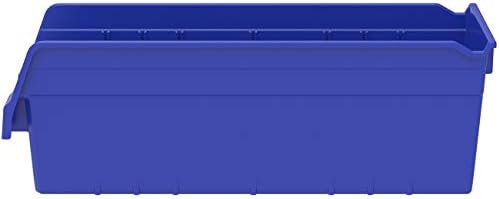 Akro-Mils 30098 קינון פלסטיק Shelfmax Storage Box Box ,, כחול,