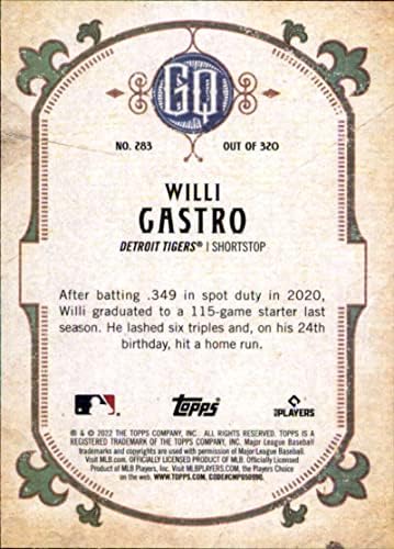 WILLI CASTRO 2022 TOPPS GYPSY מלכה 283 MLB TIGERS