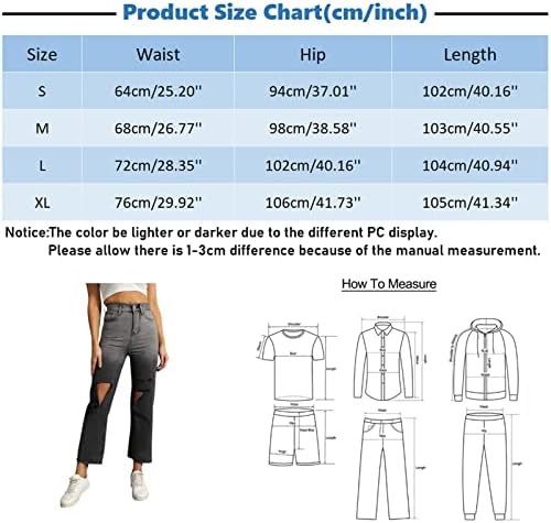 מכנסיים ג 'ינס לנשים לחתוך עד קרע צבע התלקח ג' ינס רגל רזה נשים של ישבן ישר גבוהה גודל 16 מכנסיים עבור
