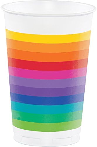 המרה יצירתית כוסות פלסטיק מודפסות, 16 עוז, אלוהה -