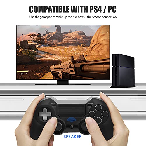 בקר עילית PS4 עם משוטים אחוריים, רטט כפול כפול עלית PS4 בקר משחק מותאם אישית אלחוטי לתחנת משחק 4 /מחשב
