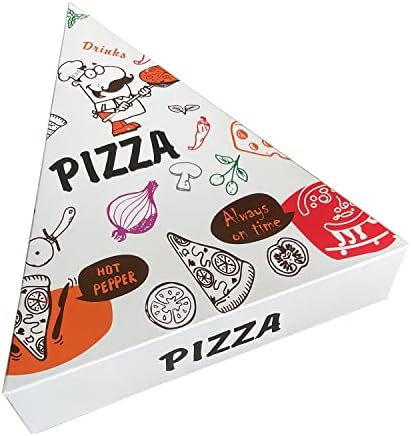 Caixa de Pizza, Caixa de Embalagem de Pizza de Peça única, instante a óleo, reciclável, o pacote