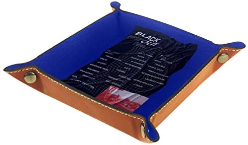 Lyetny Black Pest Out Box Box Candy Holder Sundries מגש שולחן עבודה מארגן נוח לנסיעה, 16x16 סמ