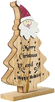 חג המולד קישוטי עץ צבוע חג המולד אורות עם חלול אותיות שלג חג המולד קישוטי גדול חג המולד קישוט