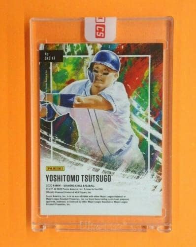 Yoshitomo Tsutsugo 2020 Diamond Kings חתימות 9/20 כרטיס DKS -YT Rays - כרטיסי כדורסל לא חתומים