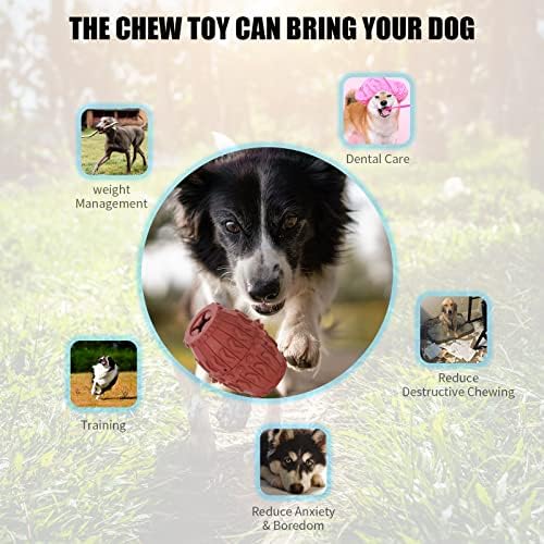 צעצועי כלבים לעיסות אגרסיביות, LMZapet בלתי ניתנים להריסה צעצועים לכלבים אינטראקטיביים עמידים