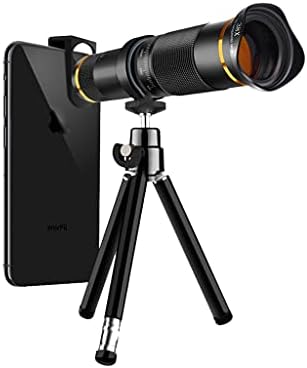 עדשת טלקופ טלקופית SDFGH 4K טלפוטו טלפוטו עדשה למצלמת טלפון לערכת עדשה ניידת סמארטפון כוללים חצובה