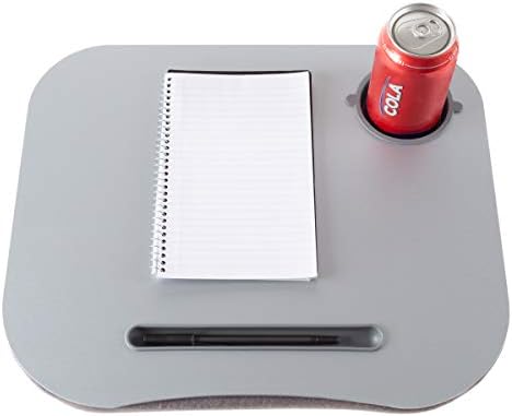 מחשב נייד באדי אפור כרית שולחן עם עט וכוס מחזיק 72-698005