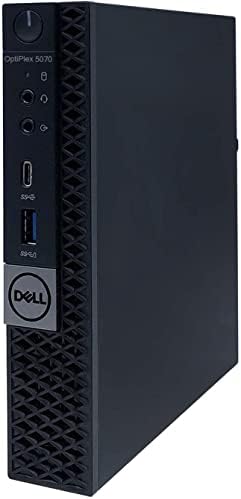 Dell Optiplex 5070 Micro MFF Desktop PC Intel I5-9500T, 32GB DDR4 חדש 512GB M.2 NVME SSD, WiFi BT HDMI חדש KB