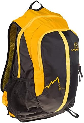 La Sportiva Elite Trek תיק טרק תיק נסיעות, מבוגרים יוניסקס, שחור/צהוב, גודל אחד