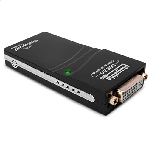 ניתן לחיבור USB 2.0 ל- VGA/DVI/HDMI מתאם גרפיקה וידאו למסכים מרובים עד 1920x1080