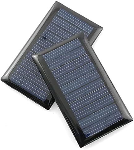 פאנל סולארי דק 4 יחידות 53 על 30 מ מ 5 וולט 45 מיליאמפר מיקרו פאנלים סולאריים תאים סולאריים פוטו-וולטאיים לאנרגיה