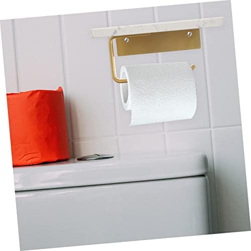 מחזיק נייר טואלט של דויטול מדף אמבטיה רקמת שירותים אמבטיה טבעית מחזיק רחצה בקיר נייר עם מדף משיש מחזיק נייר