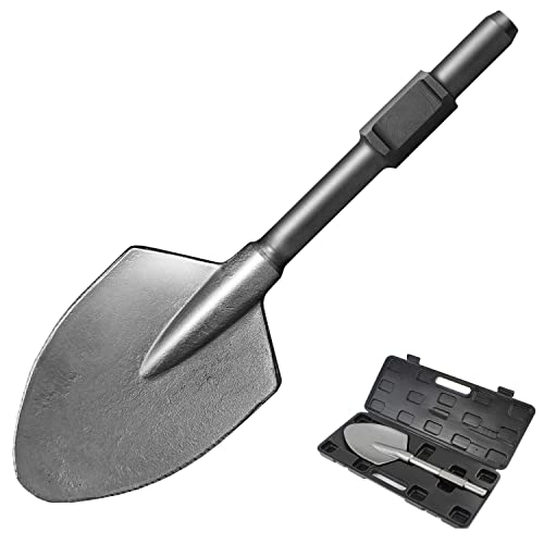 Nisorpa Hex Shank Spade Spade, 1-1/8 סיזירת ספייד חימר לפטיש הריסה חשמלי, תעלה וחפירה של חפירה עם