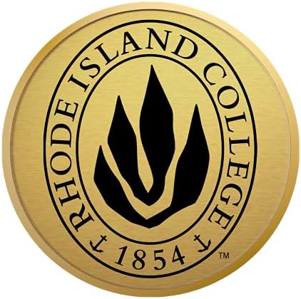מכללת רוד איילנד - מורשה רשמית - מסגרת תעודת מדליית זהב - גודל מסמך 10 x 8