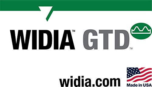 WIDIA GTD GT225017 ניצחון GT22 HP ברז, חממה תחתונה למחצה, חתך יד ימין, 4 חלילים, גיבוש, M4 x