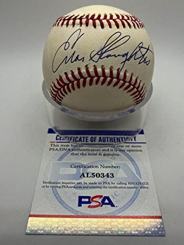 Enos שחיטה קרדינלים חתומים על חתימה רשמית MLB Baseball PSA DNA *43 - כדורי חתימה
