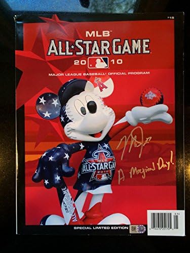 2010 Mike Trout מהדורה מיוחדת ASG תוכנית חתמה על Hologram MLB - MLB חתימה חתימה שונות של פריטים שונים