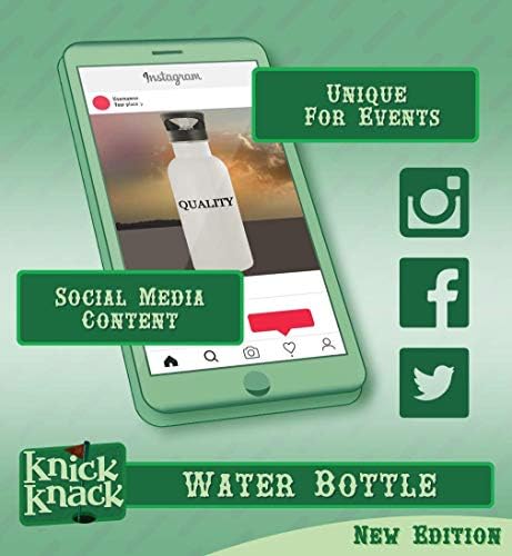 מתנות Knick Knack JEEL - בקבוק מים מפלדת אל חלד 20oz, כסף