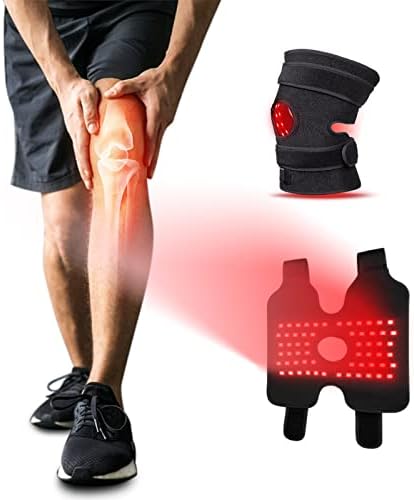 Diamemon Red infrared Light Therapy מכשיר חגורת לחגורה לברך גוף הקלה על כאבי אור אדום עטיפת מפרק עטוף לביש