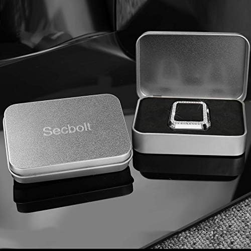 Secbolt 45 ממ Bling Bangle להקה ומארז הפגוש התואם לסדרת Apple Watch 7 45 ממ