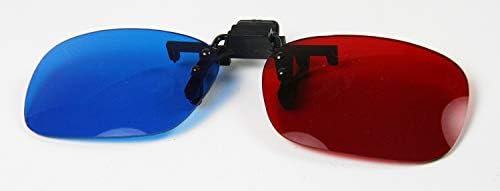 אדום כחול / ציאן אנאגליף 3ד קליפ על משקפיים-משחקים, סרט הדפסה