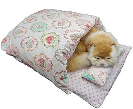 נשלף חתולי מיטת צבע 10-סופגנייה כלב מיטת מחצלת כרית מיטת בית עבור כלב חתול מחמד אספקת בית תפאורה