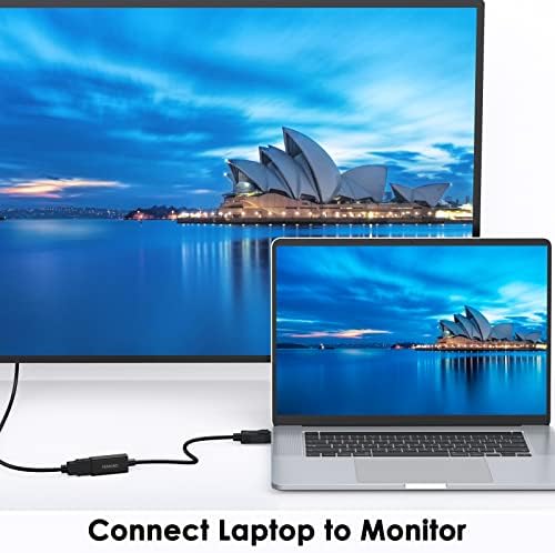 Femoro Displayport ל- HDMI מתאם 5 חבילה, יציאת תצוגה DP זכר ל- HDMI כבל ממיר נקבה - שחור