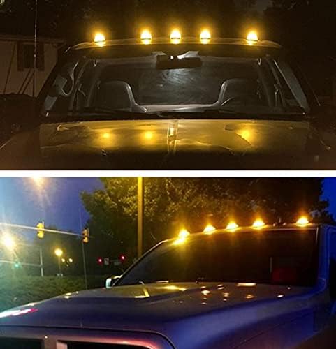 5 יחידות אורות מונית, אורות מונית לפורד ו250, אורות מונית משאית תואם עם 1973-1997 פורד ו-150