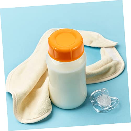 קיסנגל תינוק בקבוקי 10 יחידות עבור חם צר חלב אם הוכחת האכלה כתום צוואר כיסוי דליפת מכסה כוס תואם