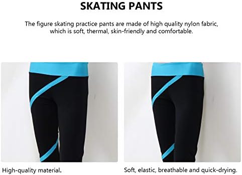 עבאודם החלקה מכנסיים עם ספירלת רצועת עיצוב איור החלקה אימון מכנסיים לנשים-