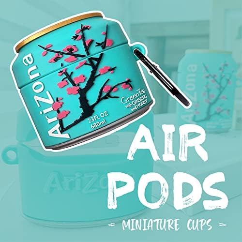 תואם למארז AirPods Pro, משקה סיליקון תלת מימדי משקה סיליקון מצחיק חמוד חמוד מגניב זעזועים תרמילי מגן פרו מקרים