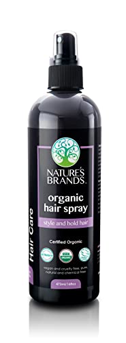תרסיס שיער אורגני על ידי בחירת צמחים מארי - אין כימיקלים סינתטיים רעילים