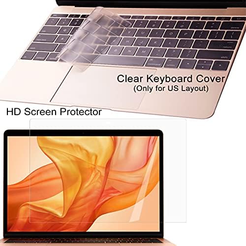 Joycare עבור MacBook 12 אינץ 'מארז 4 ב 1 מארז פגז קשה וכיסוי שרוול ומקלדת ומגן מסך HD לדגם A1534 עם תצוגת