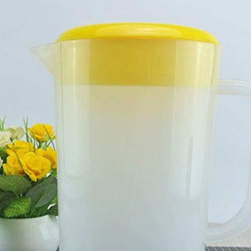 כוסות לימונדה כוסות מדידה, תה גדול בקיבולת מדידת מיכל אחסון משקאות קומקום עם מכסה כד מים קרים כד פלסטיק משקאות