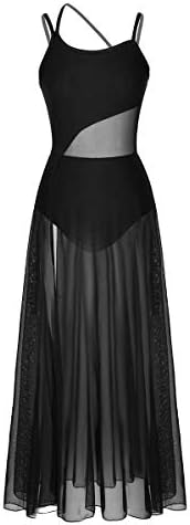 Lejafay נשים ליריות א -סימטריות לבוש שמלת ספגטי רצועת גוף שמלה שמלת ריקוד מקסי