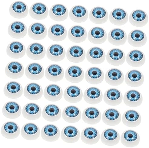 DIDISEAON 50 יחידות טלאי עיניים צעצועים אביזרי תכשיטים אביזרים סרוגים אביזרים צעצועים ממולאים פלאש