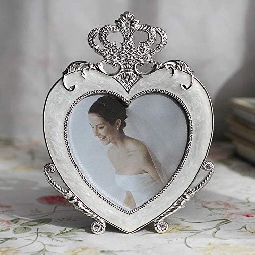 תמונה משפחתית בצורת לב מסגרת מסגרת-קלאסית מסגרות מתכת מסגרות שולחן עבודה מסגרות לחתונה