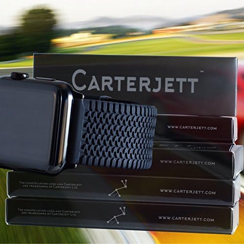 Carterjett תואם לפס שעון Apple 42 ממ/44 ממ/45 ממ 38 ממ/40 ממ/41 ממ צמיג ספורט צמיג רצועה להחלפת פס רצועה,