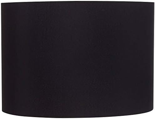 שחור בינוני קשיח תוף מנורת צל 16 למעלה איקס 16 תחתון איקס 11 גבוהה החלפה עם נבל וגימור-ספרינגקרסט