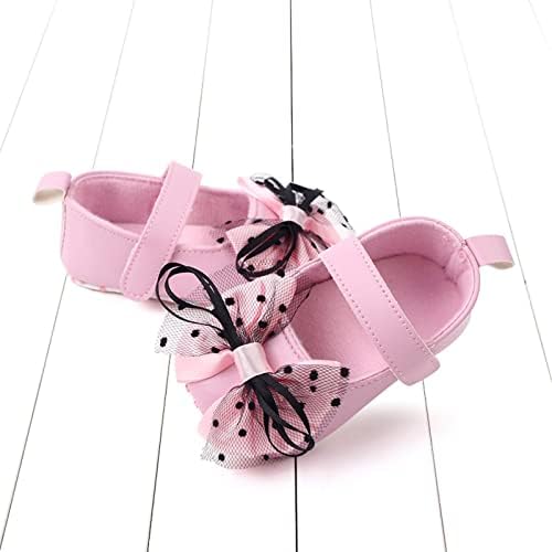 פעוט תינוק מגפי תינוקות פעוט נעלי רך בלעדי קשת וו לולאה נעליים יומיומיות נסיכת נעליים פעוט נעלי