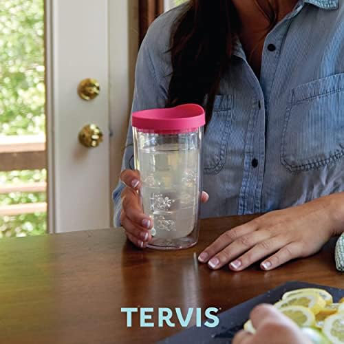 טרביס תוצרת ארצות הברית כוס כוס מבודדת עם קירות כפולים שומרת על משקאות קרים וחמים, 16 אונקיות-2