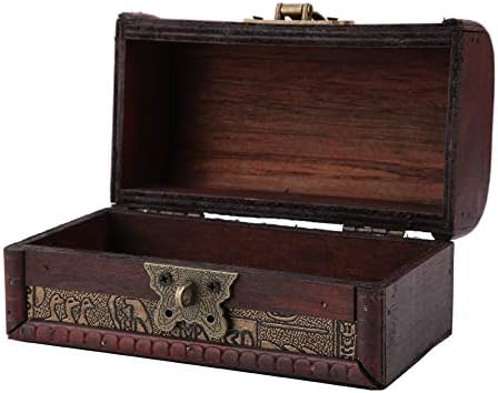 קופסת תכשיטים מעץ של Nwejron, מארגן תכשיטים וינטג ', דפוס גילוף יפהפה בסגנון אירופי לתכשיטים לצמיד