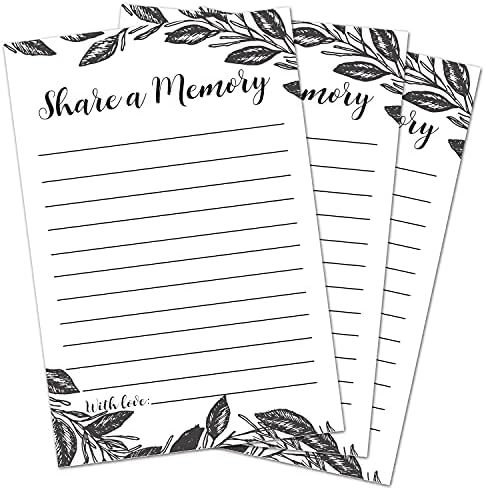 שתף כרטיסי זיכרון, קישוטי חגיגה של חיים, ספר אורחים הלוויה, ספר זיכרון לחתונות, מקלחות, ימי הולדת, חיים,