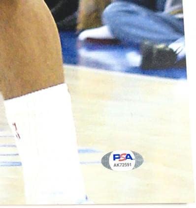 כרמלו אנתוני חתם על 16x20 צילום PSA/DNA ניו יורק ניקס ניקס NUGGETS - תמונות NBA עם חתימה