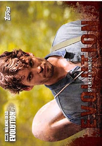 2017 Topps Walking Dead Evolution כרטיס מסחר חום 87 ספנסר מונרו
