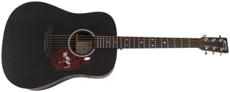 וילי נלסון חתם על חתימה בגודל מלא מרטין גיטרה אקוסטית עם אימות ג 'יימס ספנס ג' יי. אס. איי. קואה