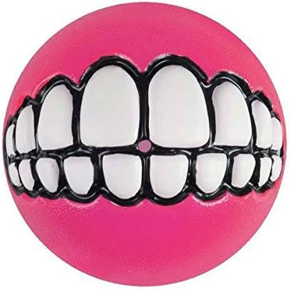 כדורי גרינץ לכלבים מצחיקים צעצועים מחייכים שיניים מחייכות גומי כדור אחד חלול