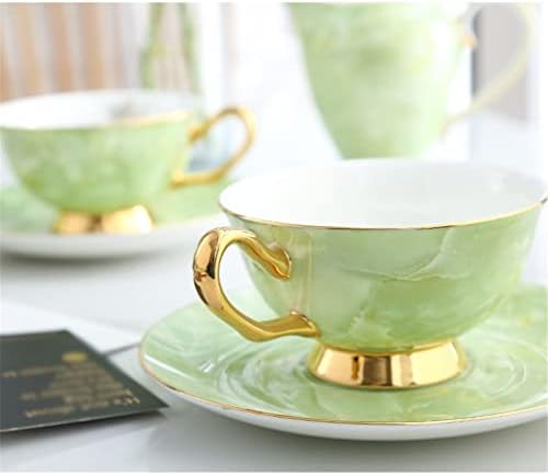 גרטן ירוק עצם שיש סין קפה קפה שיש קרמיקה קרמיקה סט קרמיקה כוס קפה כוס קפה סט תה תה.